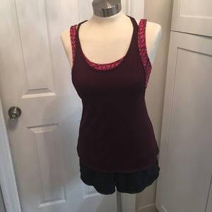 LULULEMON TANK WITH SPORTS BRA